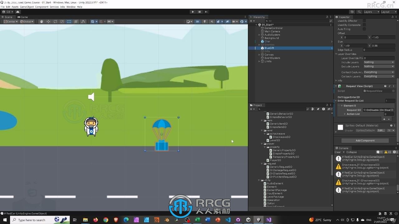 Unity游戏开发提高代码编辑能力训练视频教程