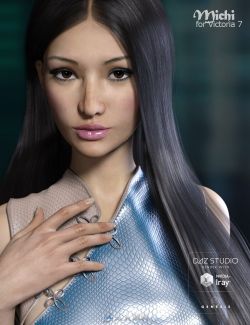 Daz 3D高清女性模型Michi for Genesis 3