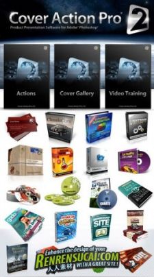 《超强PS效果图动作合辑》DVD FULL Version Cover Action Pro 2 for Adobe Photos