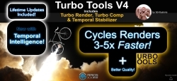 Turbo Tools渲染器稳定器合成器Blender插件V4.0.8版