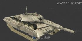 一个重型坦克3D模型