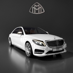 奔驰梅赛德斯Mercedes-Benz Maybach迈巴赫S级轿车汽车3D模型