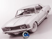 别克Riviera1963轿车3D模型 Turbosquid Buick Riviera 1963