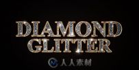 闪亮钻石Logo演绎动画AE模板 Videohive Diamond Glitter Titles Diamond Glitter T...
