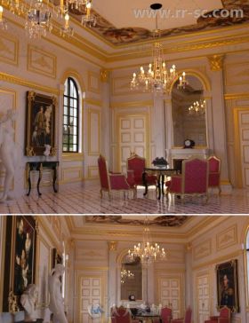 富丽堂皇的皇家展厅场景环境3D模型合辑
