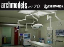 医疗设施3D模型合辑 Evermotion Vol.70 –Medical Devices