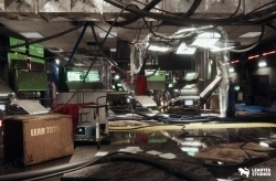 赛博朋克实验室研究中心室内环境场景Unity游戏素材