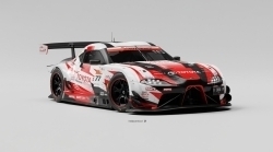 丰田GR Supra赛车Super GT3赛事汽车3D模型