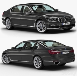 BMW宝马7系汽车3D模型