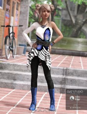 女性美丽时髦的服装3D模型合辑