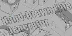 Hand Drawn Line Generator手绘线条生成器Blender插件V2.4版