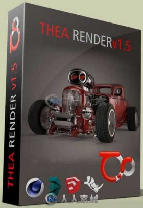 Thea Render渲染器C4D插件V1.5.07.271版 THEA RENDER FOR CINEMA 4D V1.5.07.271 W...
