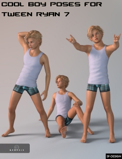 三人不同打斗玩耍姿势男性角色3D模型合集
