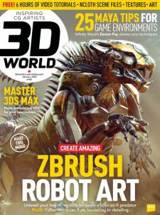 3D世界艺术杂志2015年1月刊 3D World January 2015