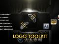 大气的钢铁机械风格标志LOGO演绎AE模板Descriptive Logo Toolkit - Hi-tech Packshot