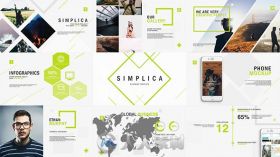 现代简洁的公司商务展示幻灯片企业宣传AE模板Videohive Simplica Business Templa...