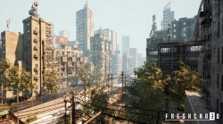 废弃破败世界末日后城市环境场景UE游戏素材