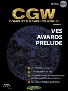 《计算机图形世界 2012年1月刊》Computer Graphics World January 2012