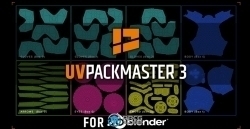 UVPackmaster Pro高效UV贴图Blender插件V3.2.2版