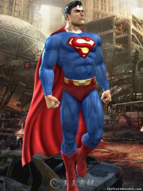 英雄 超人 Super Man模型