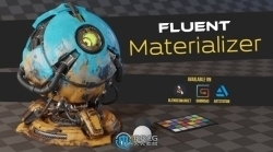 Fluent Materializer自定义纹理材质库Blender插件V1.5.7版