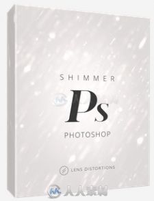 朦胧雾化微光氛围特效PS动作合辑 Lens Distortions 3 Packs Fog Shimmer Light Hits