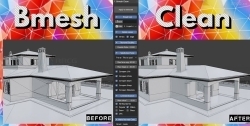 Bmesh Clean点面边缘清理Blender插件V1.1.2版
