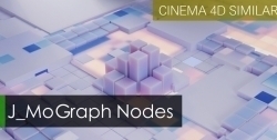 J-Mograph Geometry Nodes运动图形动画Blender插件V1.0.4版