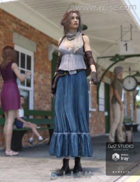 美丽优雅性感时尚的女性服装套装3D模型合辑