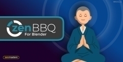 Zen BBQ可视化斜面修改Blender插件V1.02版