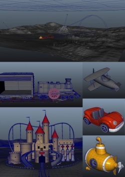 BibiLand 3D建模详细解析视频 一位艺术家在100天内完成的作品