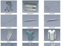 《D3D医疗设备模型库》(DOSCH 3D Medical Equipment Max Only)[ISO]