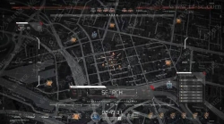 高科技HUD地图全息坐标特效动画AE模版