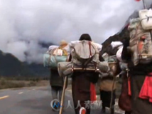 西藏风情天路中国风拉萨藏族歌舞LED背景视频素材