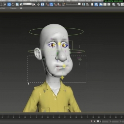 使用3ds Max软件创建卡通人脸全过程解析Pose-saver插件的应用