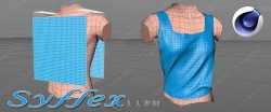 Syflex cloth服装布料模拟C4D R20插件