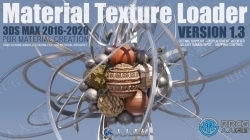 Material Texture Loader材质纹理3dsmax脚本V1.810版