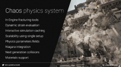 Chaos系统实时技术功能展示 UE4高性能“好莱坞品质”实时物理系统