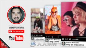 创意快速动态社交网络展示企业宣传视频包装AE模板 Videohive Fast YouTube Promo ...