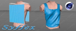 Syflex cloth服装布料模拟C4D插件