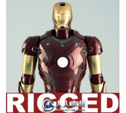 《钢铁侠3D模型合辑》Turbosquid Iron Man Rigged