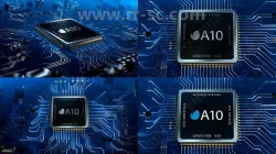 现代科技CPU微电路LOGO动画演绎AE模板合集