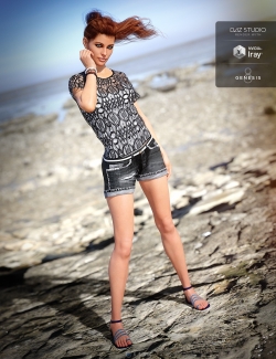 DAZ  最新Victoria 8  完整女性角色3D模型套件合集