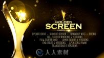 金像奖包装动画AE模板 Videohive Golden Screen Awards 12842693