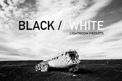 黑白质感意境风景专业摄影艺术色调Lightroom预设