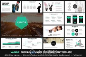 各种专业KEY模板VARIOS Premium Keynote Presentation