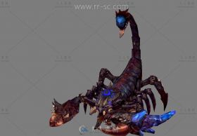 蝎子怪物3D模型