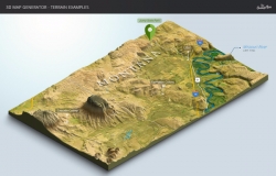 3d map generator-terrain from heightmap1.4