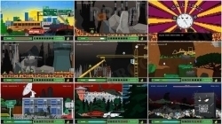 复古2D游戏卡通元素故事展示动画AE模板