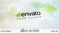 三维烟雾Logo演绎动画AE模板 Videohive Smoky 3D Logo 11803388